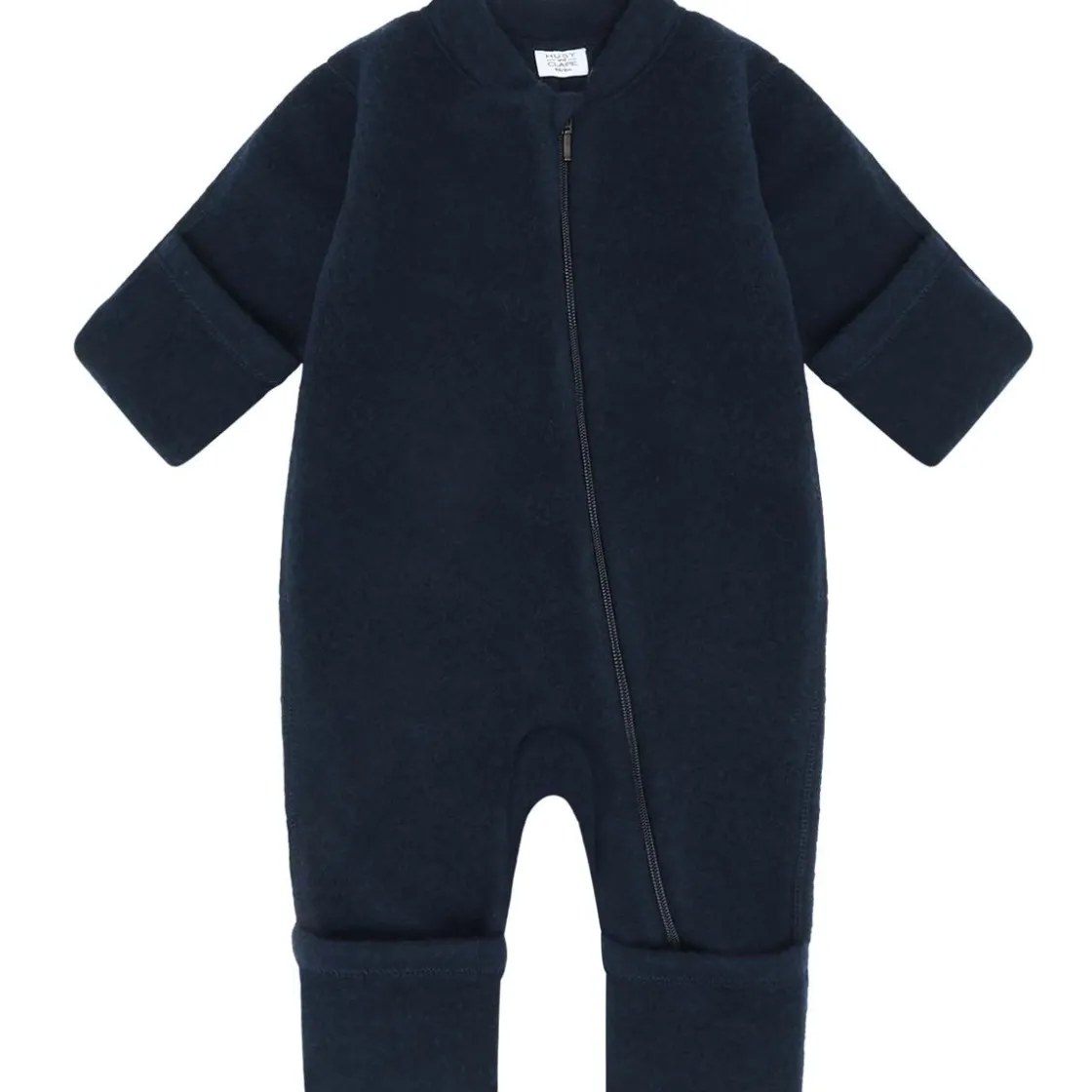 Outlet Hust & Claire Merlin ullfleecedress, more navy Heldresser / Kjøredresser Baby | Heldresser & Pyjamaser Jente