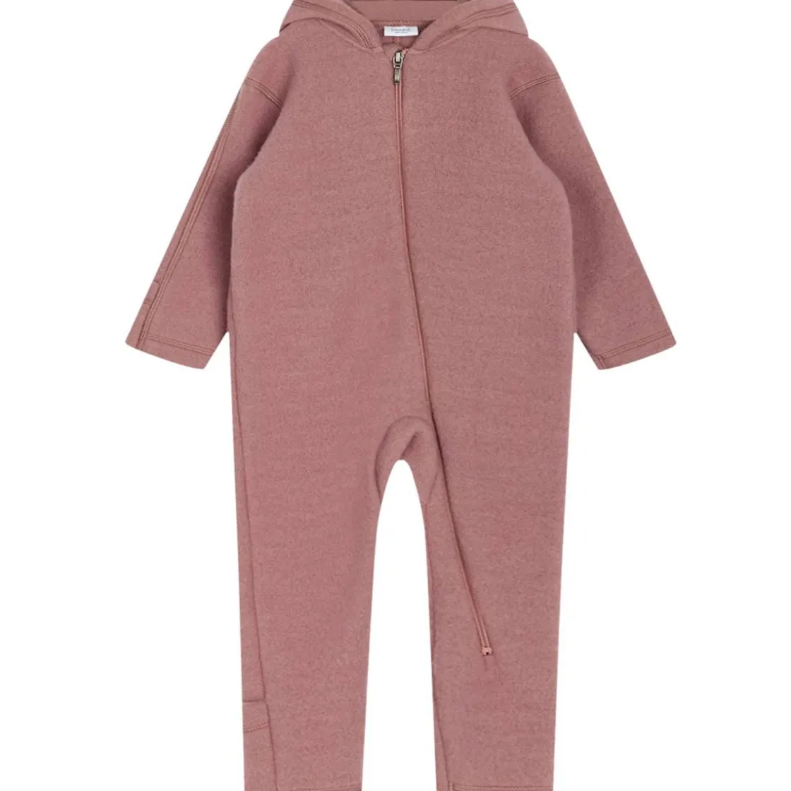 Outlet Hust & Claire Mevi ullfleecedress, Burlwood Heldresser / Kjøredresser Baby | Heldresser & Pyjamaser Jente