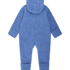 Outlet Hust & Claire Mevi ullfleecedress, china blue Heldresser / Kjøredresser Baby | Heldresser & Pyjamaser Jente