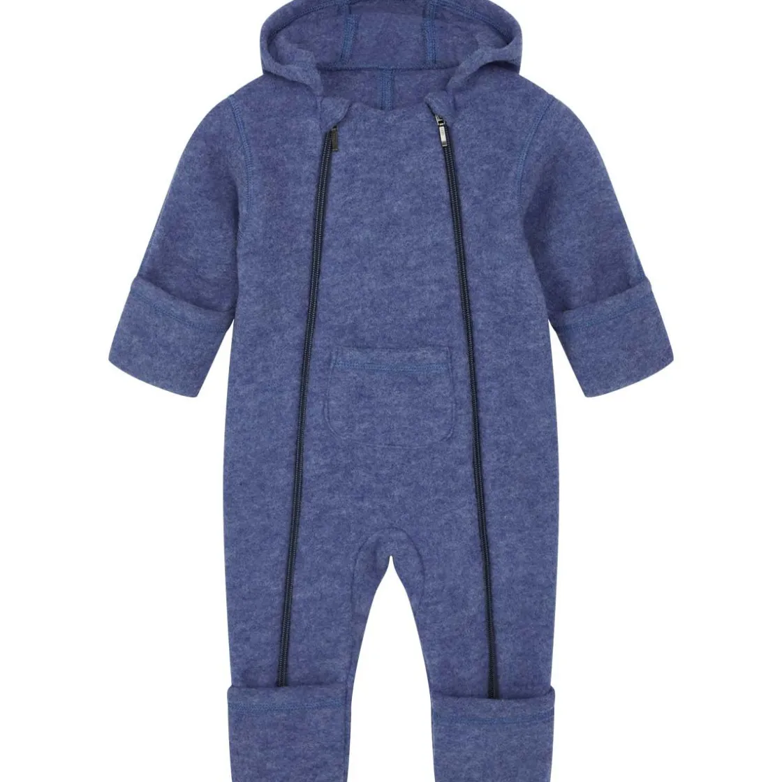 New Hust & Claire Mexi ullfleecedress, china blue Heldresser / Kjøredresser Baby | Heldresser & Pyjamaser Jente