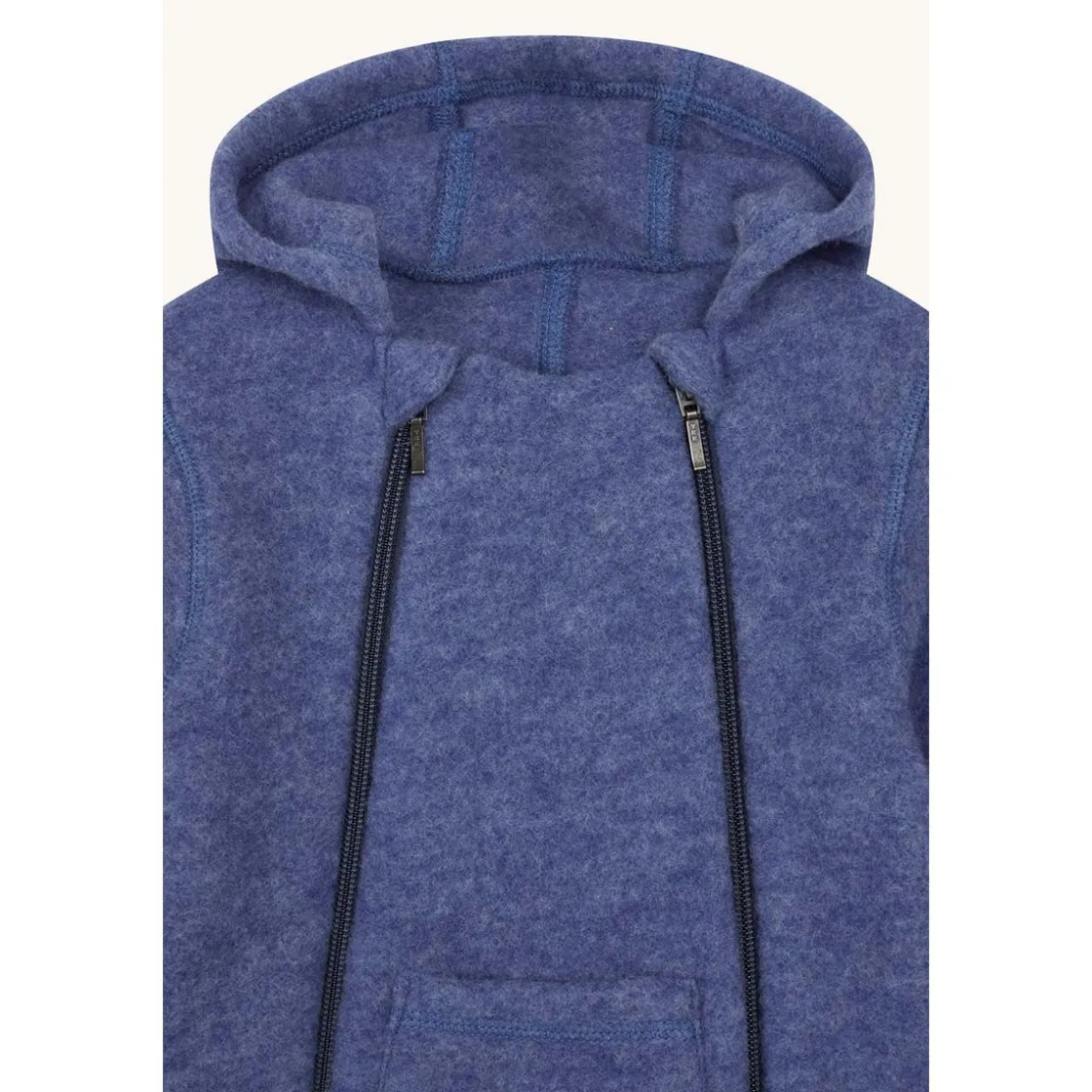 New Hust & Claire Mexi ullfleecedress, china blue Heldresser / Kjøredresser Baby | Heldresser & Pyjamaser Jente