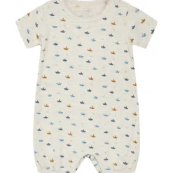 Best Hust & Claire Milu romper i bambus, glacier Rompere Baby Gutt | Heldresser & Pyjamaser Gutt