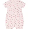 Discount Hust & Claire Milu romper i bambus, rose morn Rompere & Jumpsuits Baby Jente | Heldresser & Pyjamaser Jente