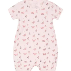 Discount Hust & Claire Milu romper i bambus, rose morn Rompere & Jumpsuits Baby Jente | Heldresser & Pyjamaser Jente