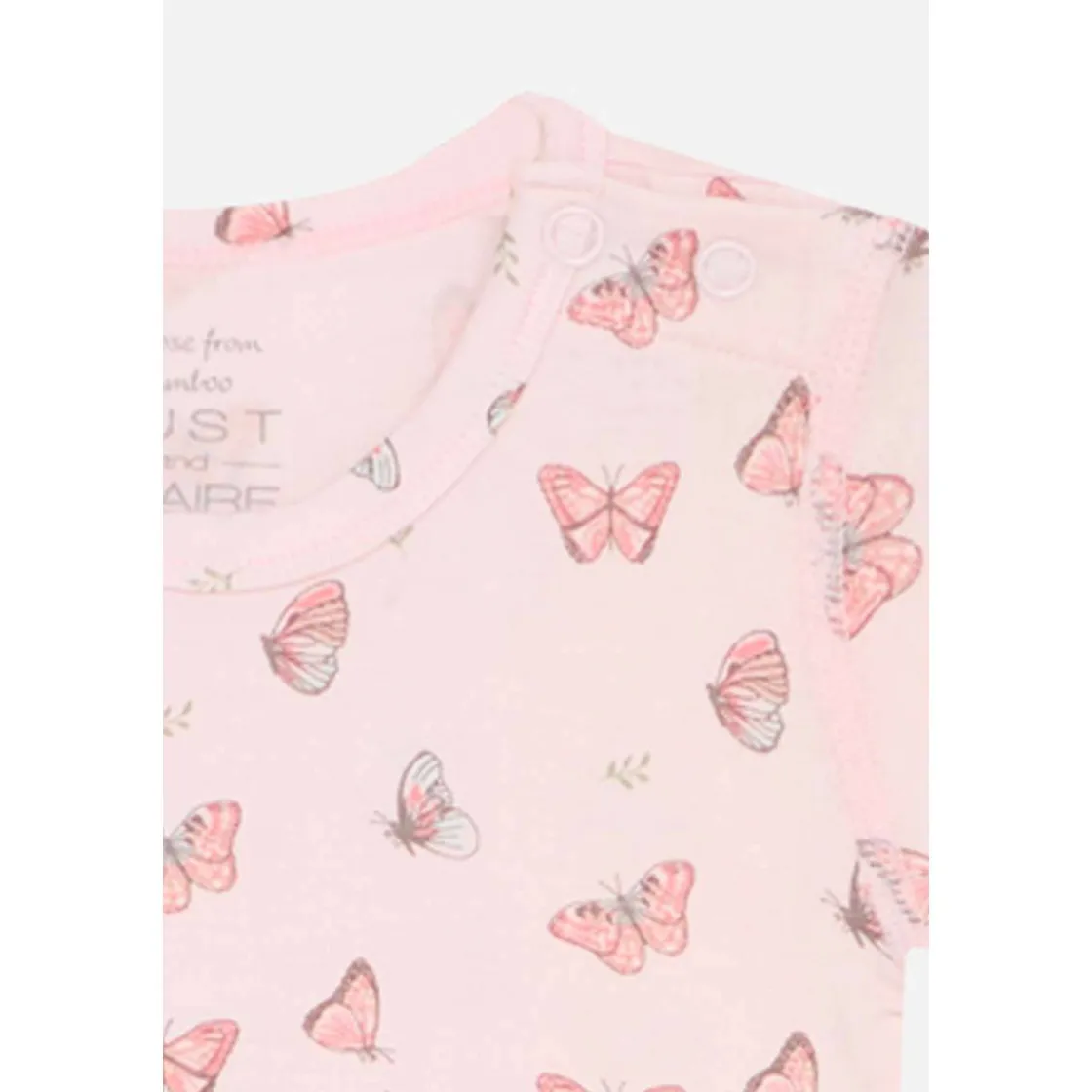 Discount Hust & Claire Milu romper i bambus, rose morn Rompere & Jumpsuits Baby Jente | Heldresser & Pyjamaser Jente
