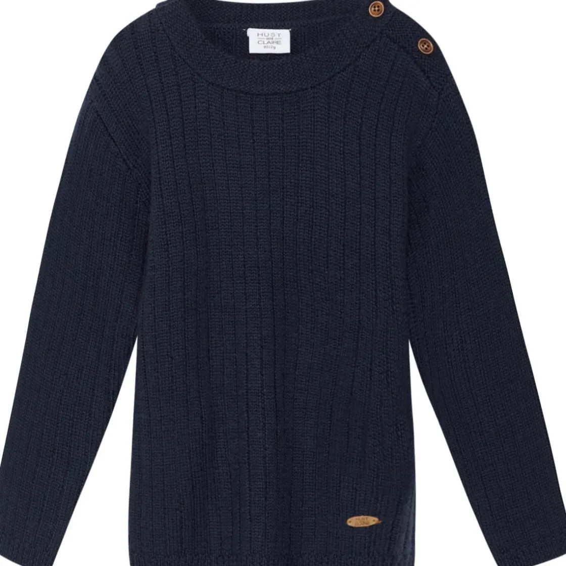 Sale Hust & Claire Pil strikket ullgenser, more navy Ullgensere Gutt 3-10 År | Ullgensere Gutt