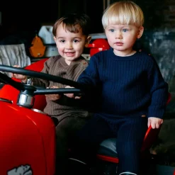 Sale Hust & Claire Pil strikket ullgenser, more navy Ullgensere Gutt 3-10 År | Ullgensere Gutt