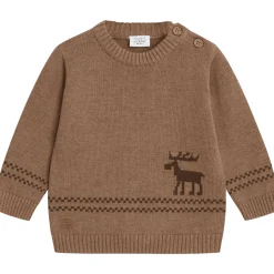 Fashion Hust & Claire Pilou genser til baby, Coffee Melange Juleantrekk Baby Gutt | Penklær Baby Gutt