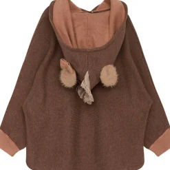 New Hust & Claire Poppy poncho til barn, toffee melange Gensere & Overdeler Jente | Gensere & Overdeler Gutt
