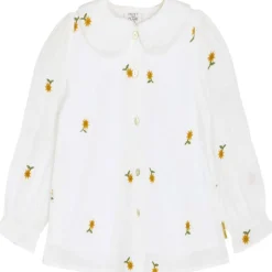 Outlet Hust & Claire Rea bluse til barn, ivory Penklær Jente | Penklær Baby Gutt