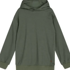 Discount Hust & Claire Sanu genser i ull/bambus, Teal leaf Ullgensere 8-16 År | Ullgensere Jente 3-10 År