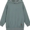 New Hust & Claire Sanu ull/bambus sweatshirt, Pineneedle Ullgensere 8-16 År | Ullgensere Gutt 3-10 År