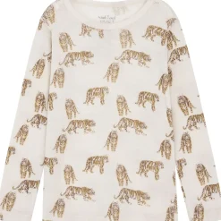 Clearance Hust & Claire Tiger genser i ull/lyocell, French Oak Ullgensere Gutt 3-10 År | Ullbody Og Ullgensere Baby