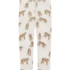 Sale Hust & Claire Tiger leggings ull/lyocell, French Oak Ullbukser Gutt 3-10 År | Ullbukser Baby