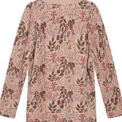 New Hust & Claire  ull/bambus genser blomster, Rose Cloud Ullgensere 8-16 År | Ullgensere Jente 3-10 År