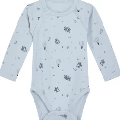 New Hust & Claire ull/bambus omslagsbody, Cloud Blue Ullbody Og Ullgensere Baby | Ullbodyer Baby Gutt