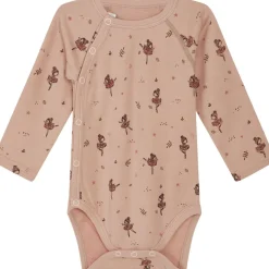 Clearance Hust & Claire ull/bambus omslagsbody ballerina, Rose Cloud Ullbody Og Ullgensere Baby | Ullbodyer Baby Jente