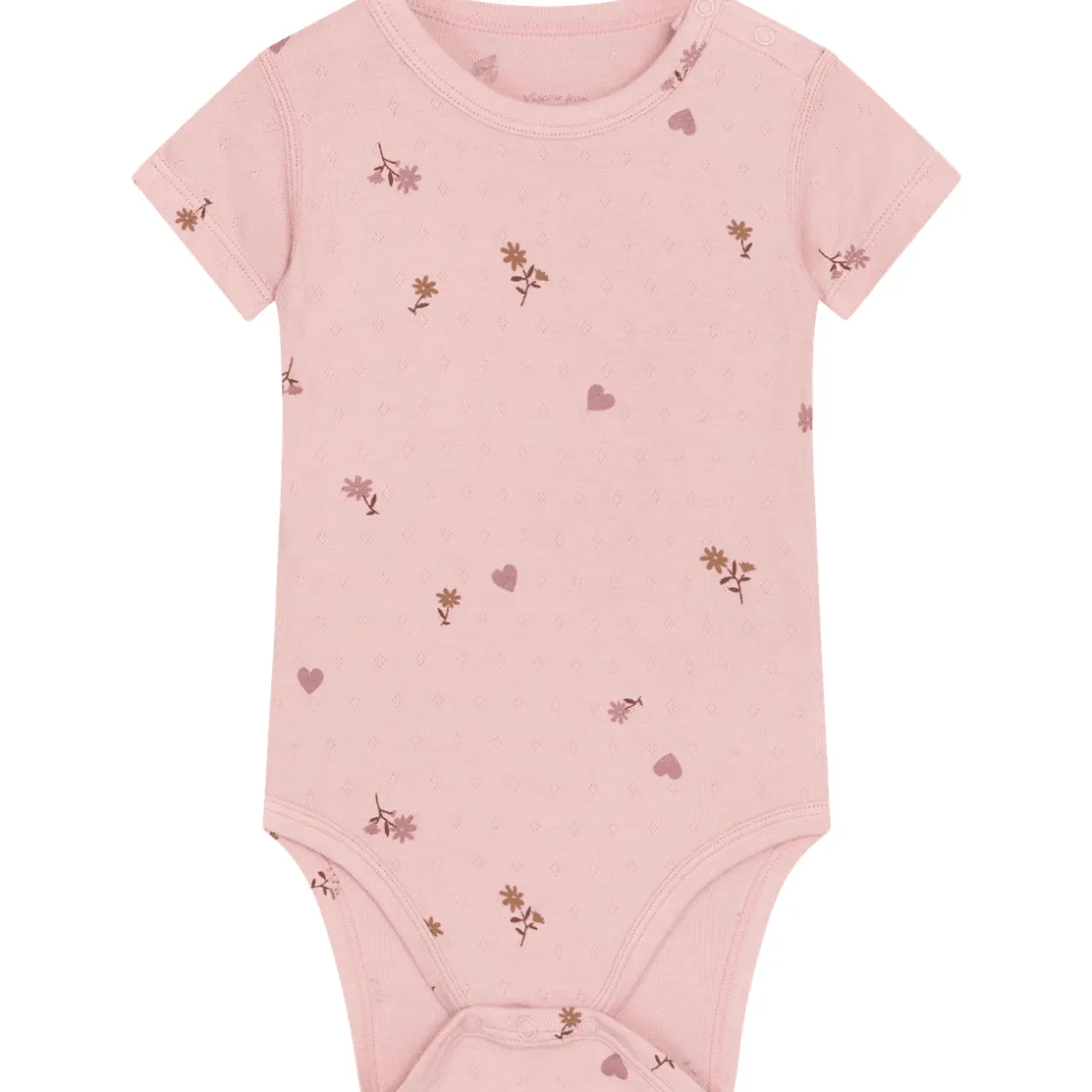 Fashion Hust and Claire Buller kortermet body i bambus, Dusty Rose Kortermet Baby Jente | Bodyer Baby Jente