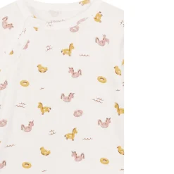 Sale Hust and Claire Buller omslagsbody i bambus, Ivory Bodyer Baby Jente