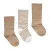 Outlet Hust and Claire Fosu 3-Pack sokker i bambus, Warm Sand Sokker Jente 8- 16 År | Sokker Jente