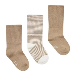 Outlet Hust and Claire Fosu 3-Pack sokker i bambus, Warm Sand Sokker Jente 8- 16 År | Sokker Jente