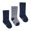 New Hust and Claire Fosu 3-Pack sokker i bambus, Blues Sokker Jente 8- 16 År | Sokker Jente