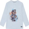Fashion Hust and Claire Hcanton genser til barn, Sky Melange Gensere & Overdeler Gutt
