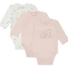 Clearance Hust and Claire Hcbase 3-pack body, Peach Dust Bodyer Baby Jente