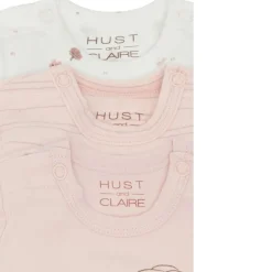 Clearance Hust and Claire Hcbase 3-pack body, Peach Dust Bodyer Baby Jente