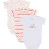 Fashion Hust and Claire Hcbati 3-pack kortermet body, Rose Beach Kortermet Baby Jente | Bodyer Baby Jente