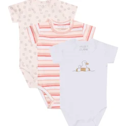 Fashion Hust and Claire Hcbati 3-pack kortermet body, Rose Beach Kortermet Baby Jente | Bodyer Baby Jente