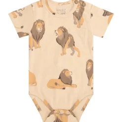 Sale Hust and Claire Hcbilly kortermet body, Sand Kort | Kortermet Baby Gutt