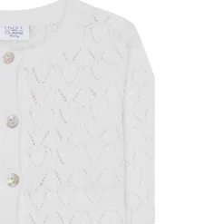 Sale Hust and Claire Hccilja cardigan til baby og barn, White Penklær Jente | Penklær Jente