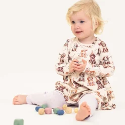 New Hust and Claire Hcdonna kjole til barn, Whisper Melange Kjoler Jente | Kjoler Baby Jente