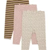 Sale Hust and Claire Liva- leggings 3-pack, Dusty Rose Bukser & Tights Baby Jente | Bukser Baby Gutt