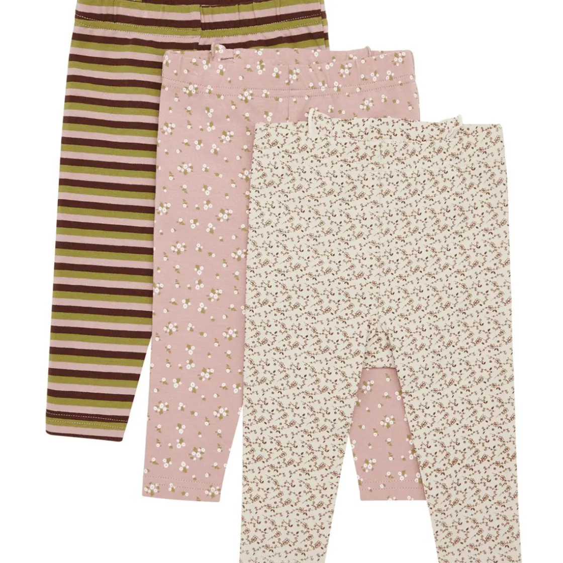Sale Hust and Claire Liva- leggings 3-pack, Dusty Rose Bukser & Tights Baby Jente | Bukser Baby Gutt