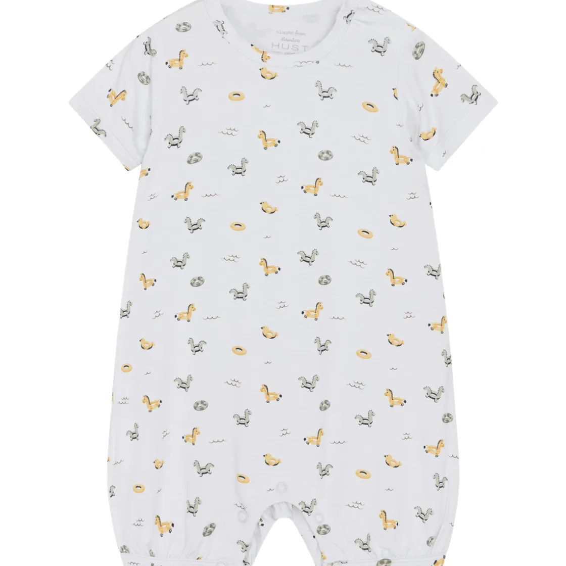 Best Hust and Claire Milu Romper i bambus, Water Rompere Baby Gutt | Heldresser & Pyjamaser Gutt