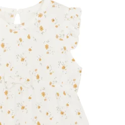 Outlet Hust and Claire Milu romper i bambus, Ivory Rompere & Jumpsuits Baby Jente | Heldresser & Pyjamaser Jente