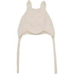 Discount babylue i alpakkaull med ører, Off-White Vår- Og Høstluer Barn | Vår- Og Høstluer Baby