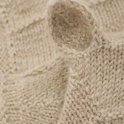 Fashion babylue i alpakkaull med ører, Camel Melange Vår- Og Høstluer Barn | Vår- Og Høstluer Baby