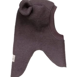 Fashion Balaclava Bjørneører tovet ull, Raisin Vinterluer Barn | Vinterluer Baby