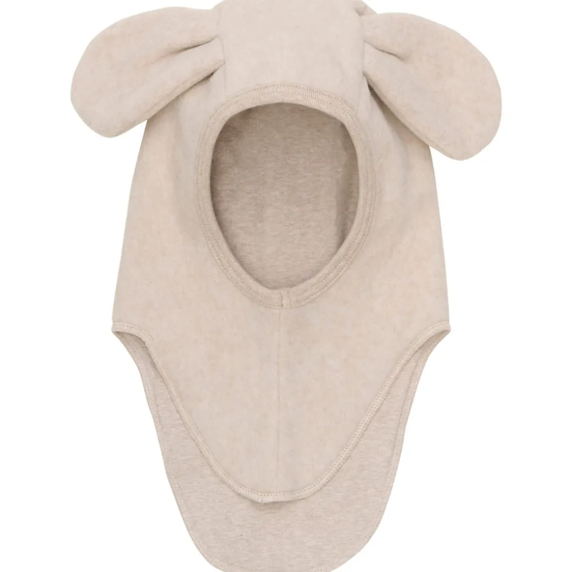 Best Balaclava bommulsfleece m.fôr, Camel Melange Vår- Og Høstluer Barn | Vår- Og Høstluer Baby