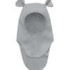 Online Balaclava bomullsfleece bjørneører, Light Grey Mel. Vår- Og Høstluer Barn | Vår- Og Høstluer Baby