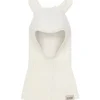 Clearance Balaclava i Merino/Cashmere, Off-White Vinterluer Baby