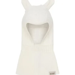 Clearance Balaclava i Merino/Cashmere, Off-White Vinterluer Baby