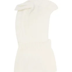 Clearance Balaclava i Merino/Cashmere, Off-White Vinterluer Baby