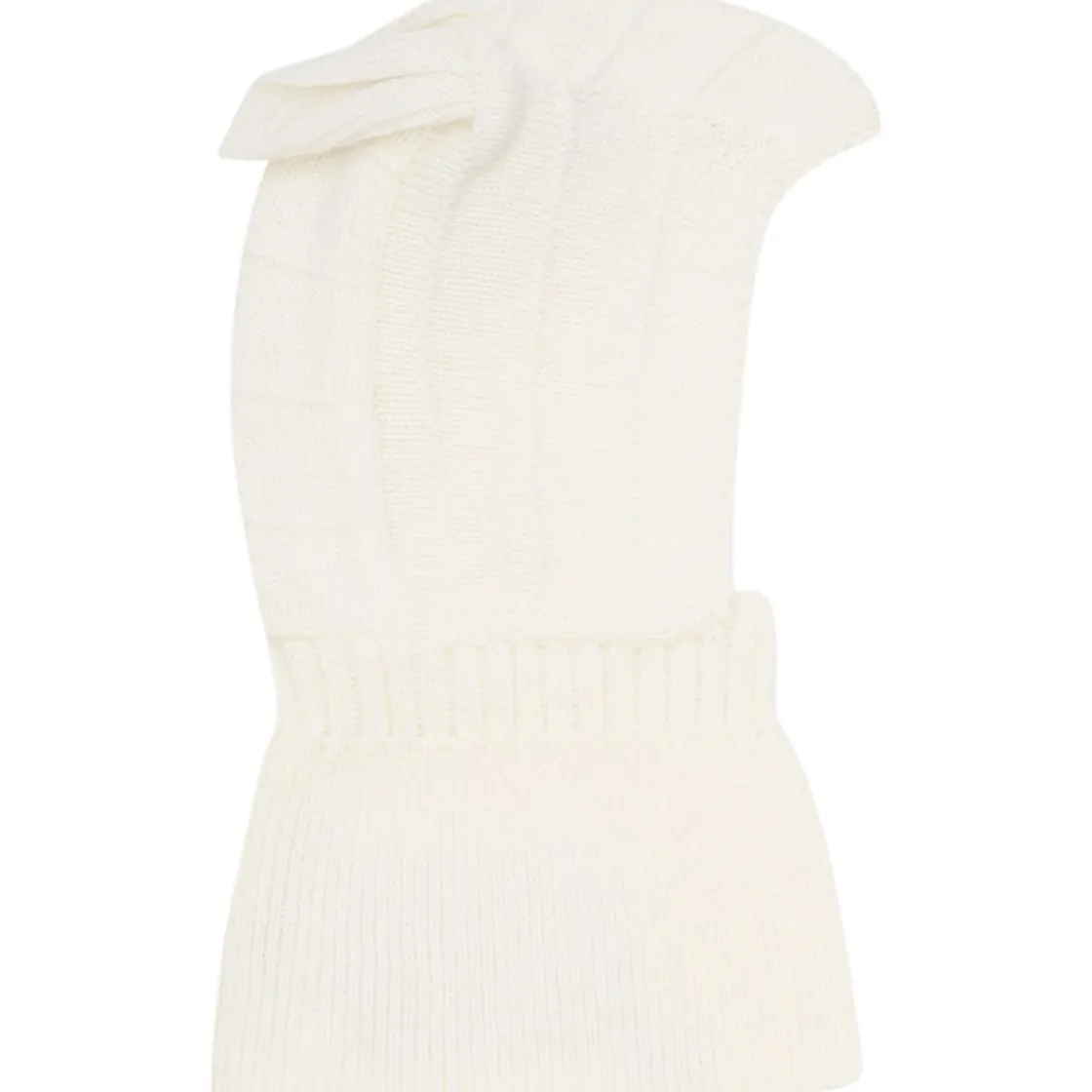 Clearance Balaclava i Merino/Cashmere, Off-White Vinterluer Baby