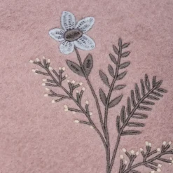 Clearance Balaclava i ull broderte blomster, Fawn Vinterluer Barn | Vinterluer Baby