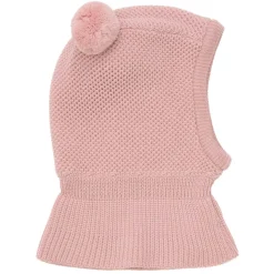 Hot balaclava i ull m/små dusker, Ash Rose Vår- Og Høstluer Barn | Vår- Og Høstluer Baby