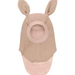 New Balaclava Kaninører tovet ull, Rose Melange Vinterluer Barn | Vinterluer Baby